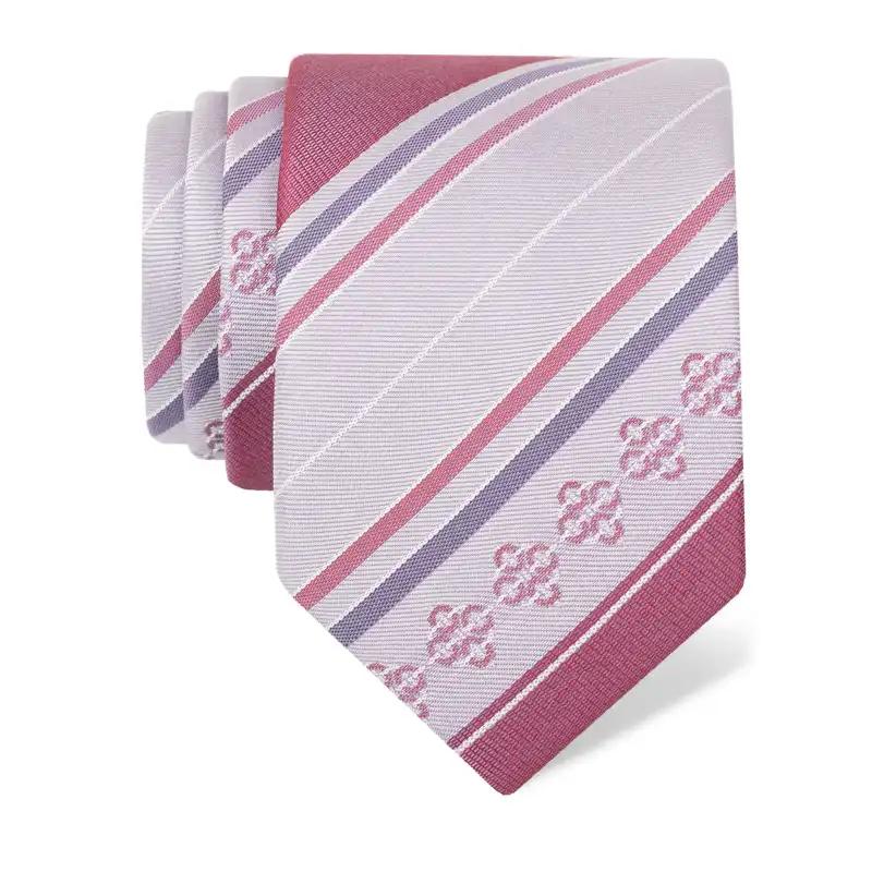 Cravat CROATA Trend Thematic  Braiding Pink  Silk 100%  