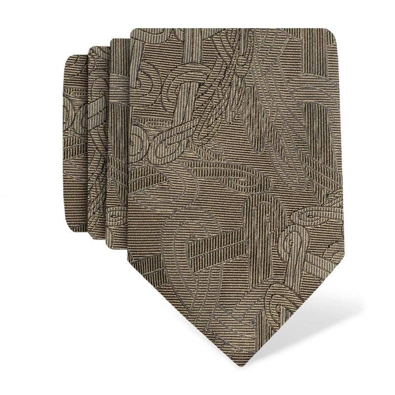 Cravat CROATA Thematic  Braiding Beige  Silk 100%  