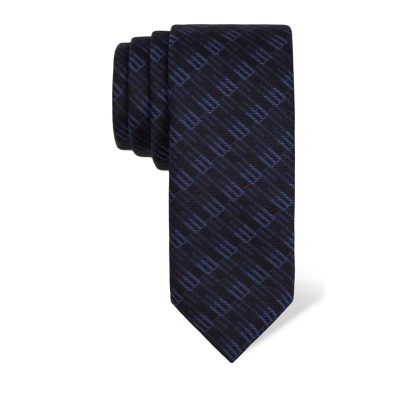 Cravat CROATA Thematic  Glagolitic alphabet Dark blue  Silk 100%  