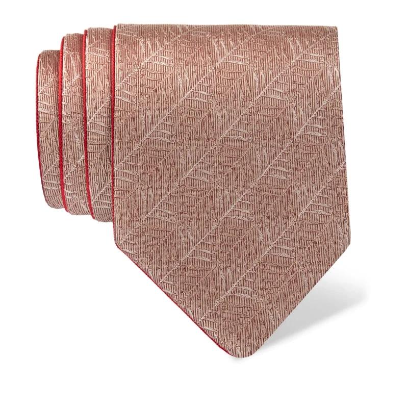 Cravat CROATA Thematic Double face Zagreb cathedral Brown  Silk 100%  