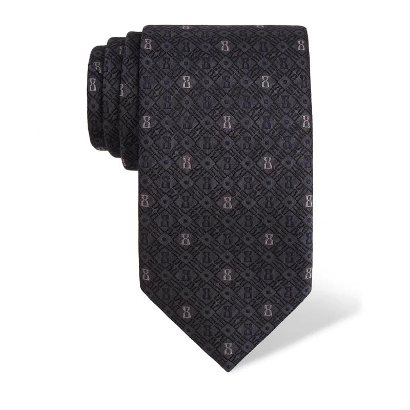 Cravat CROATA Thematic  Glagolitic alphabet Dark blue  Silk 100%  