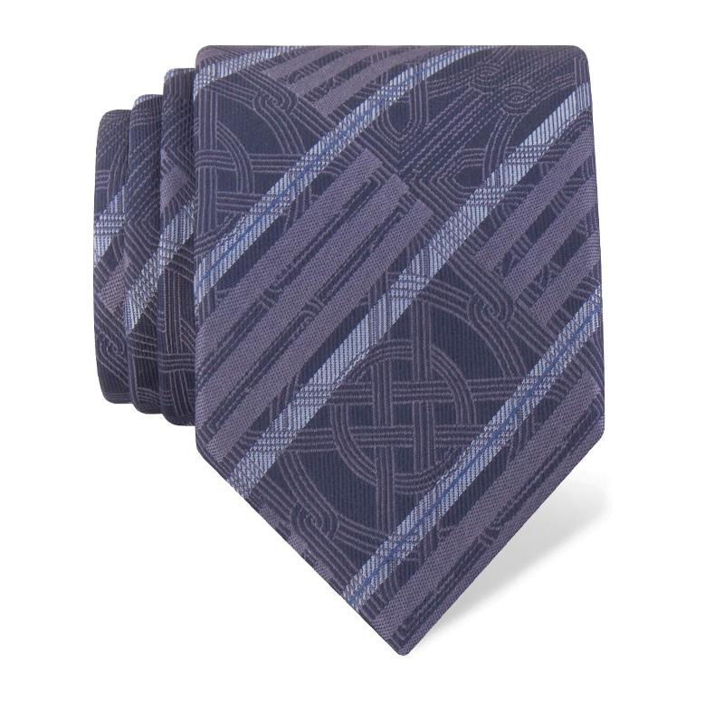 Cravat CROATA Thematic  Braiding Dark blue  Silk 100%  