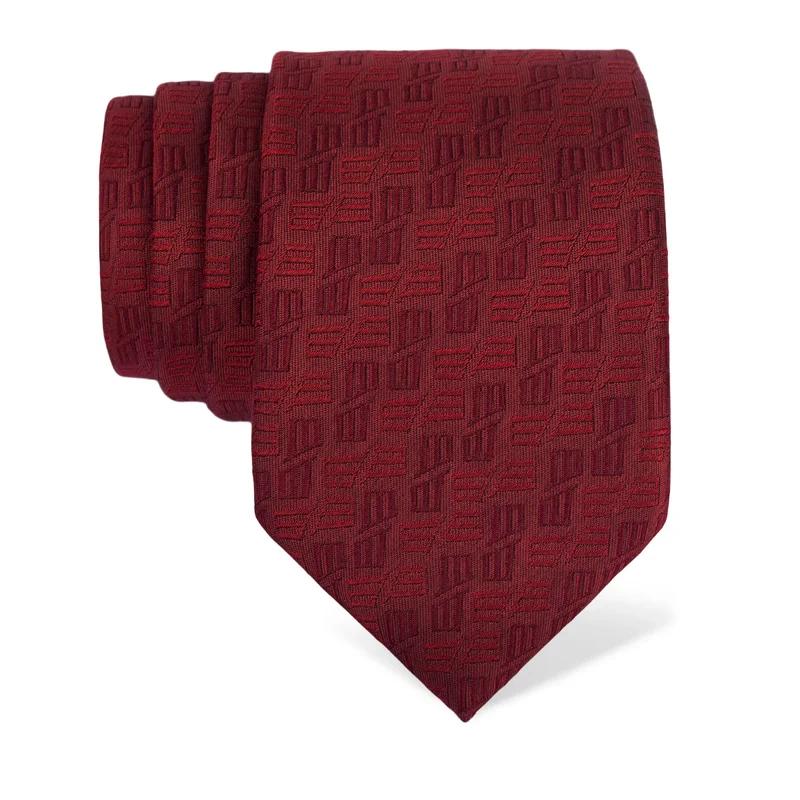 Cravat CROATA Thematic  Glagolitic alphabet Red  Silk 100%  
