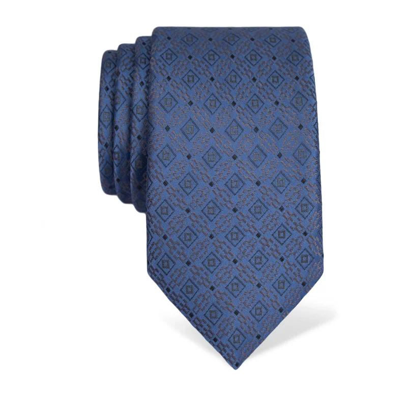 Cravat CROATA Thematic  Glagolitic alphabet Light blue  Silk 100%  