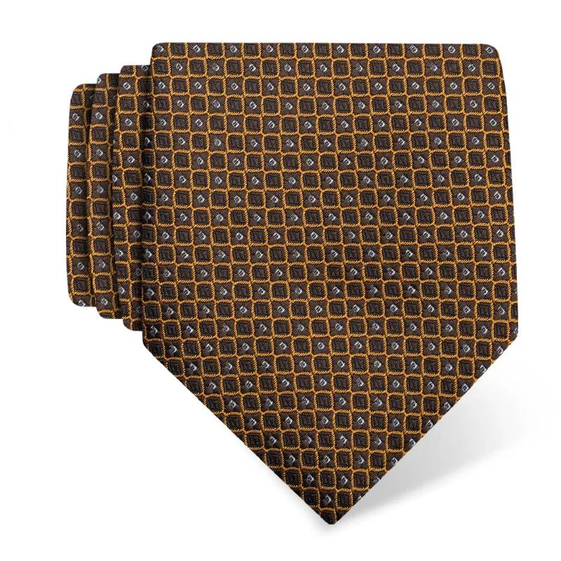 Cravat CROATA Classic  Dots Grey  Silk 100%  