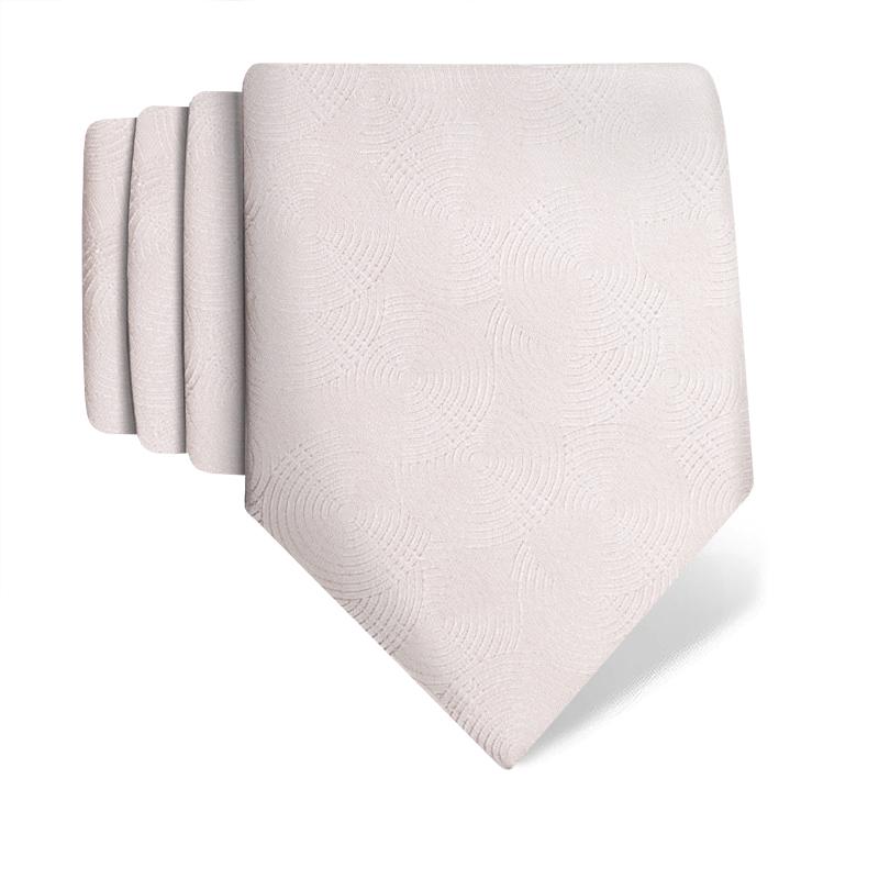Cravat CROATA Festum Classic  Ovals Cream  Silk 100%  