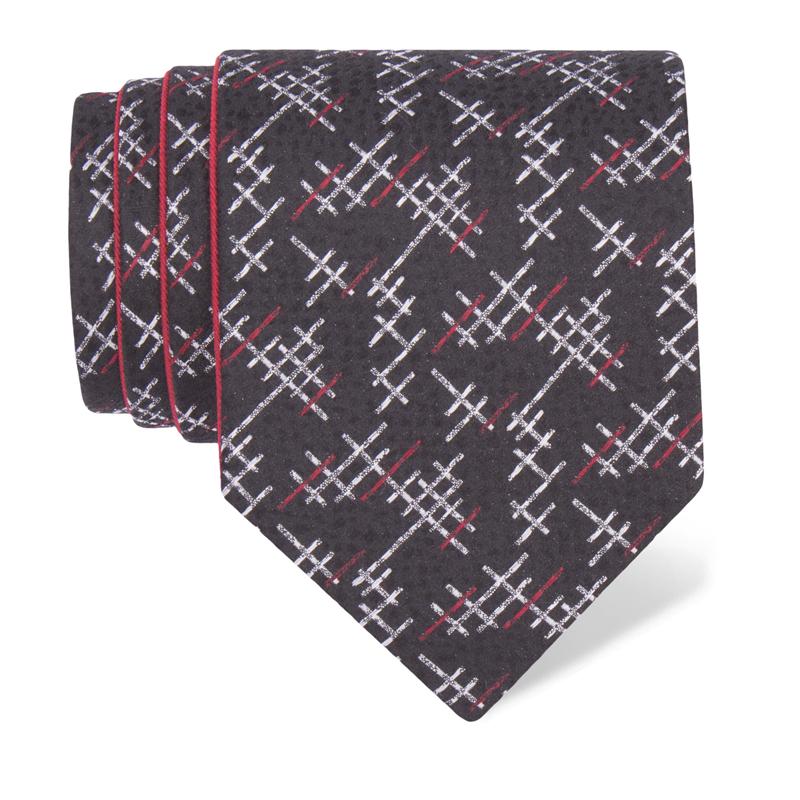 Cravat CROATA Classic Double face Other Black  Silk 100%  