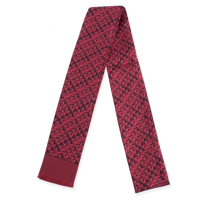 Shawl necktie CROATA Classic Classic Other Wine red  Silk 100%  