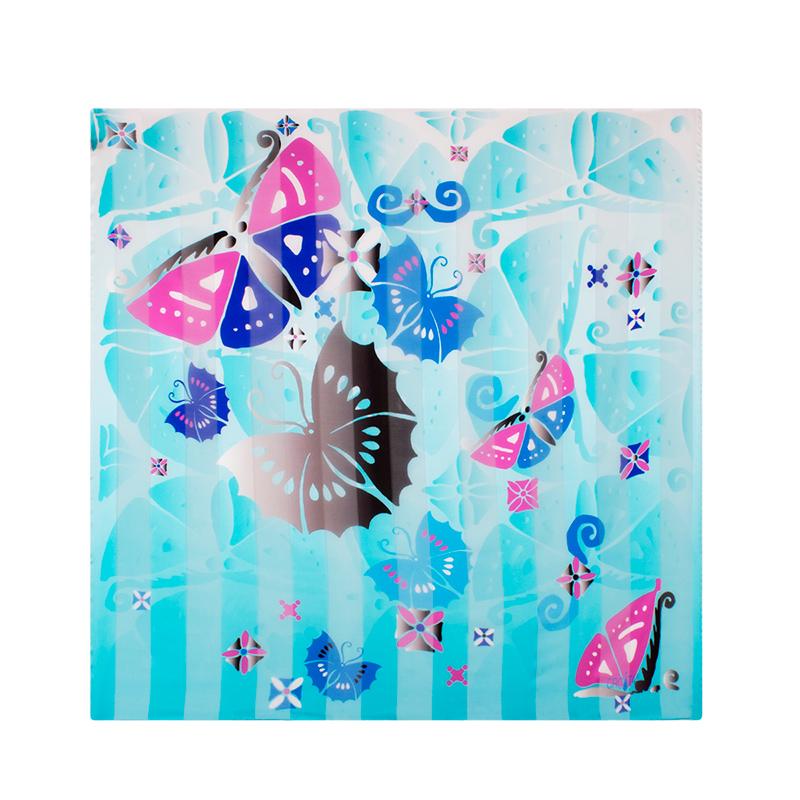 Scarf CROATA Classic Scarf, classic Flora and Fauna Turquoise  Silk 100%  