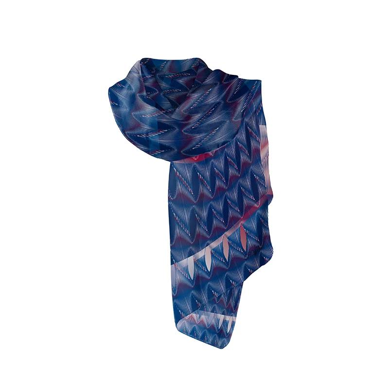 Shawl CROATA Classic  Other Dark blue  Silk 100%  