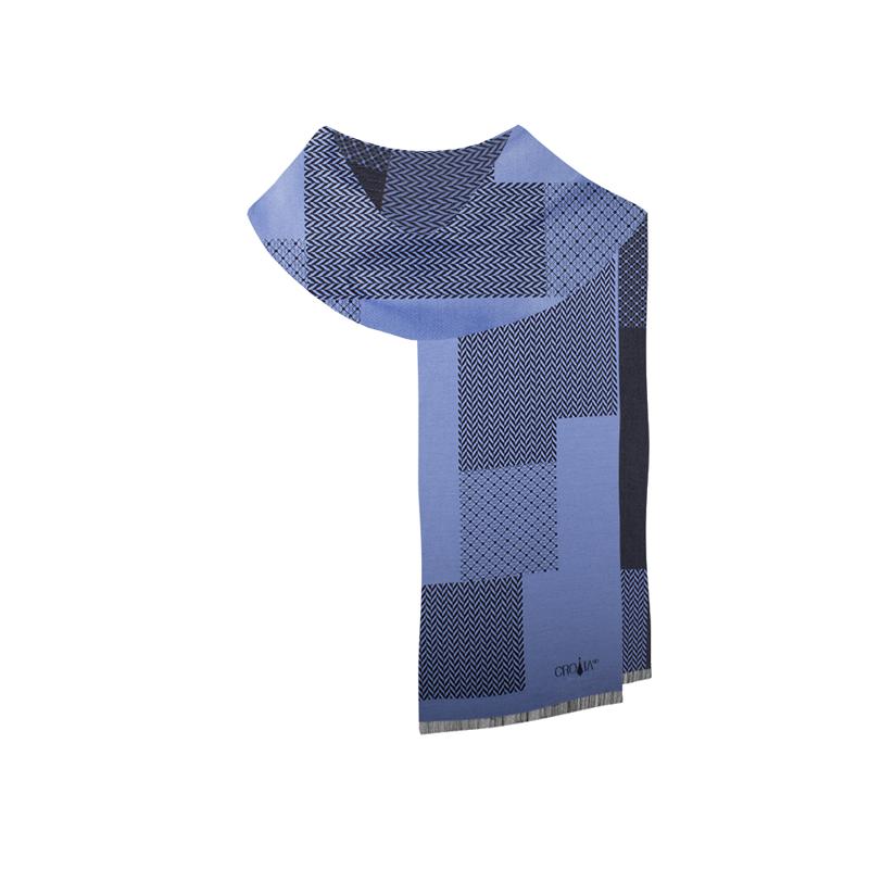 Shawl CROATA Classic Shawl, classic Other Light blue  Wool 100%  