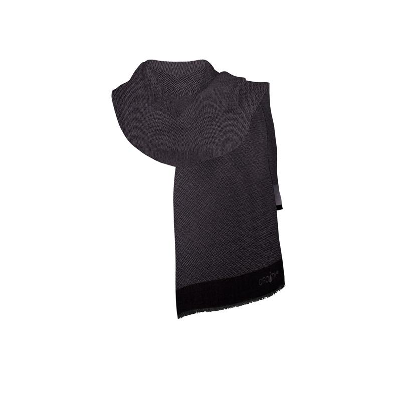 Shawl CROATA Classic Shawl, classic Small shapes Grey  Wool 100%  