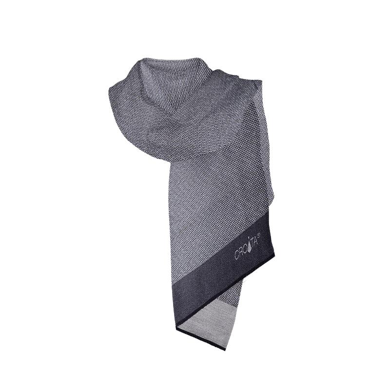 Shawl CROATA Classic Shawl, classic Small shapes Green  Wool 100%  