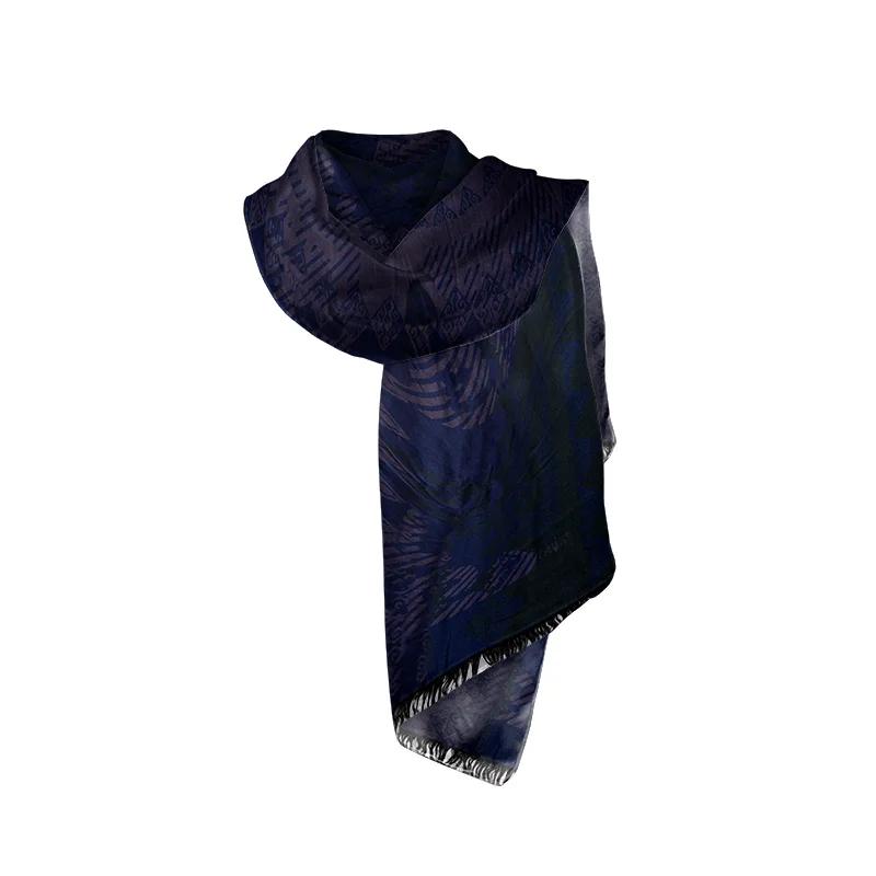 Shawl CROATA Thematic  Folk embroidery Purple  Silk 100%  