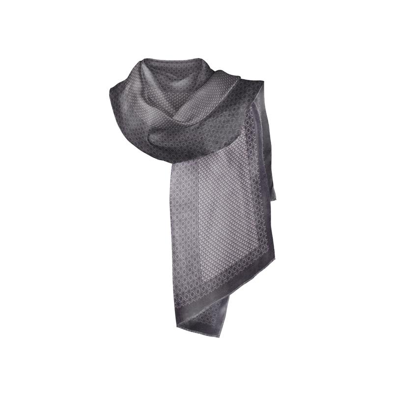 Shawl CROATA Dubrovnik Thematic Limited edition Braiding Black  Wool 48%, Silk 35%, Cashmere 17%  