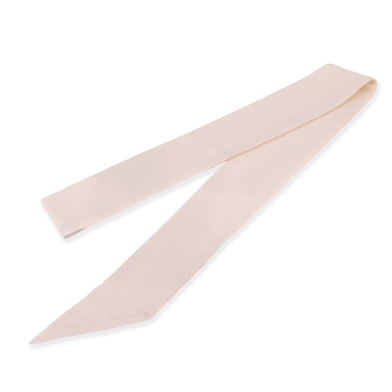 Twilly CROATA Classic Classic Solid Beige  Silk 100%  