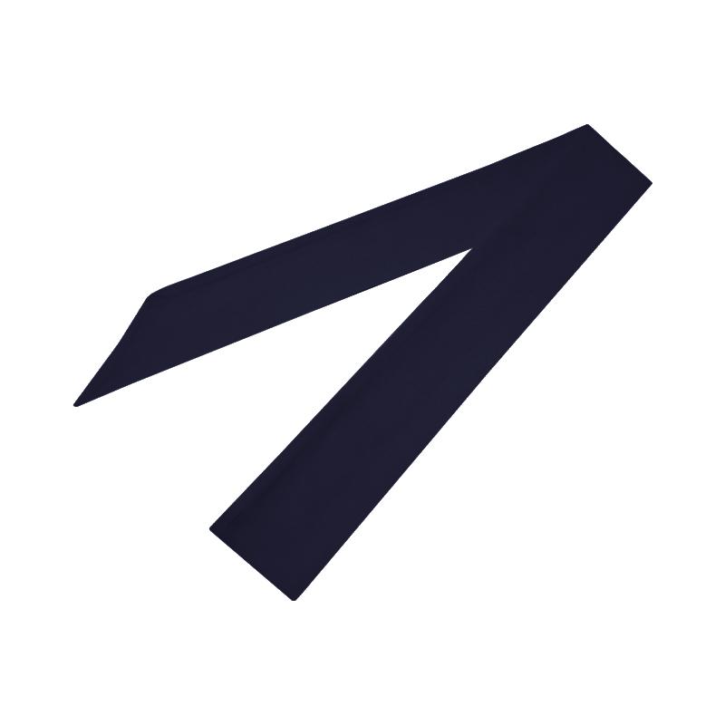 Twilly CROATA Classic  Solid Dark blue  Silk 100%  