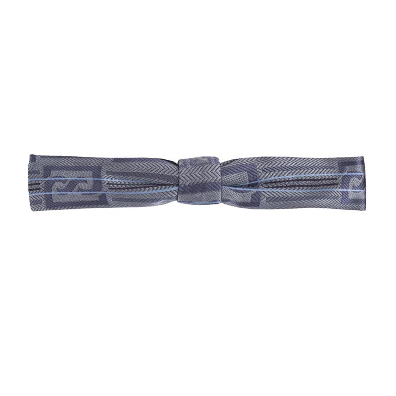 Bow tie CROATA Clasicum Thematic Pre-tied bow tie Braiding Blue  Silk 100%  