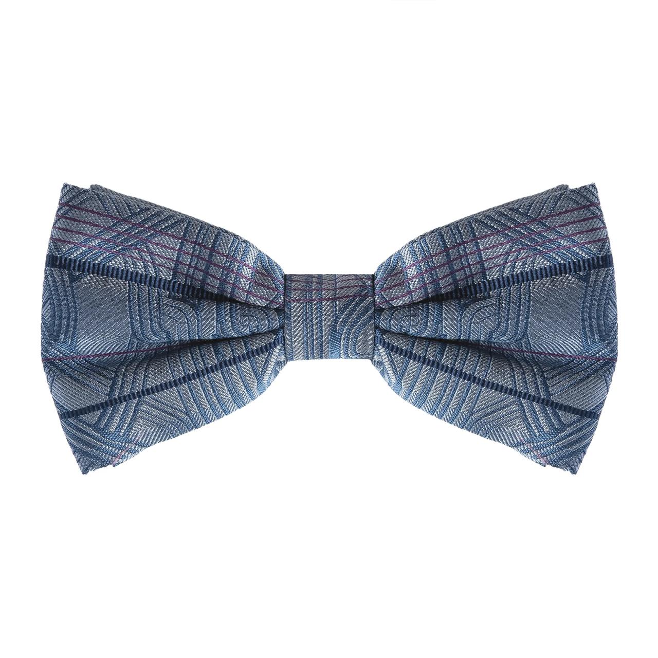 Bow tie CROATA Brijuni Thematic  Braiding Light blue  Silk 100%  