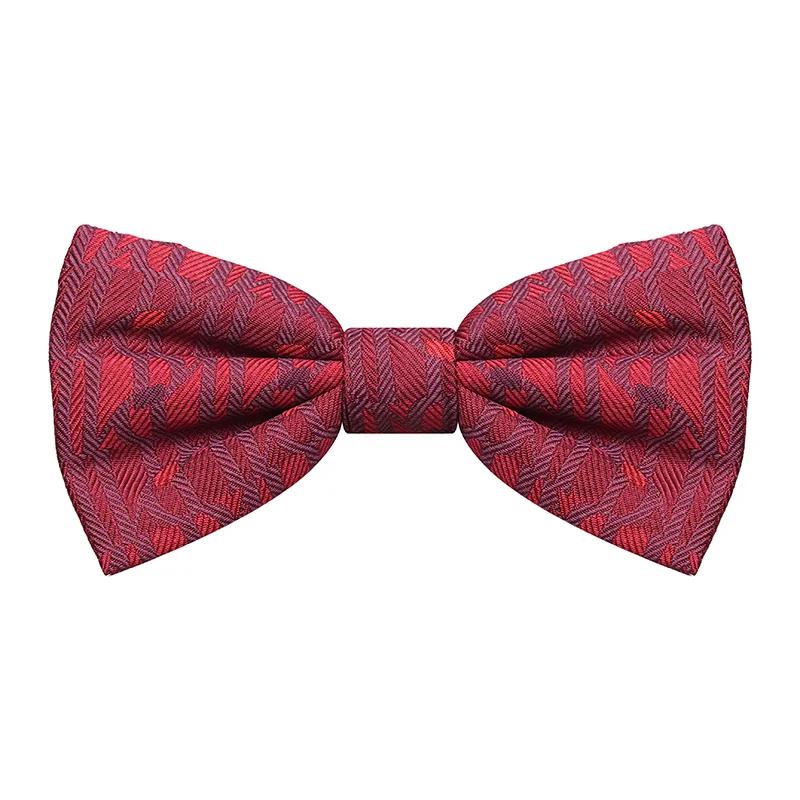 Bow tie CROATA Brijuni Thematic  Glagolitic alphabet Red  Silk 100%  