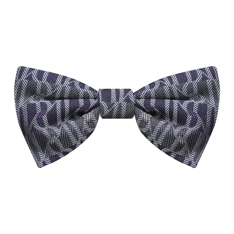 Bow tie CROATA Brijuni Thematic  Glagolitic alphabet Purple  Silk 100%  