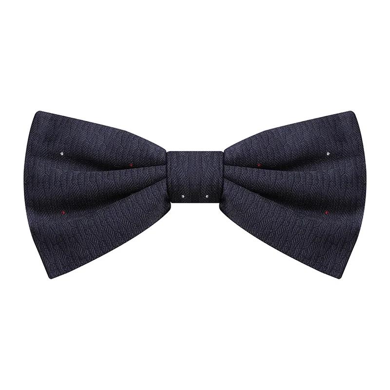 Bow tie CROATA Brijuni Thematic  Glagolitic alphabet Dark blue  Silk 100%  