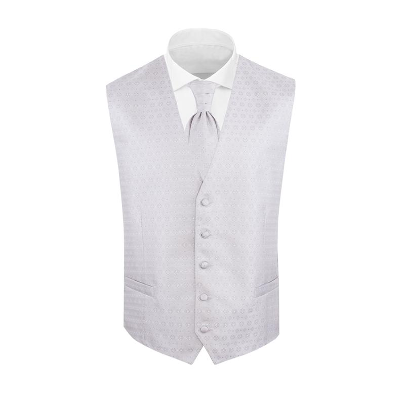 Festive set CROATA Festum Thematic Set of 2 products Braiding Light grey  Silk 100%  