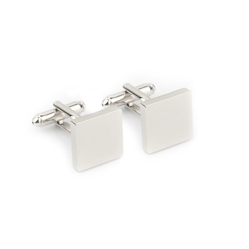 Cufflinks CROATA  Classic  Silver  Base metal coated with non-noble metal  