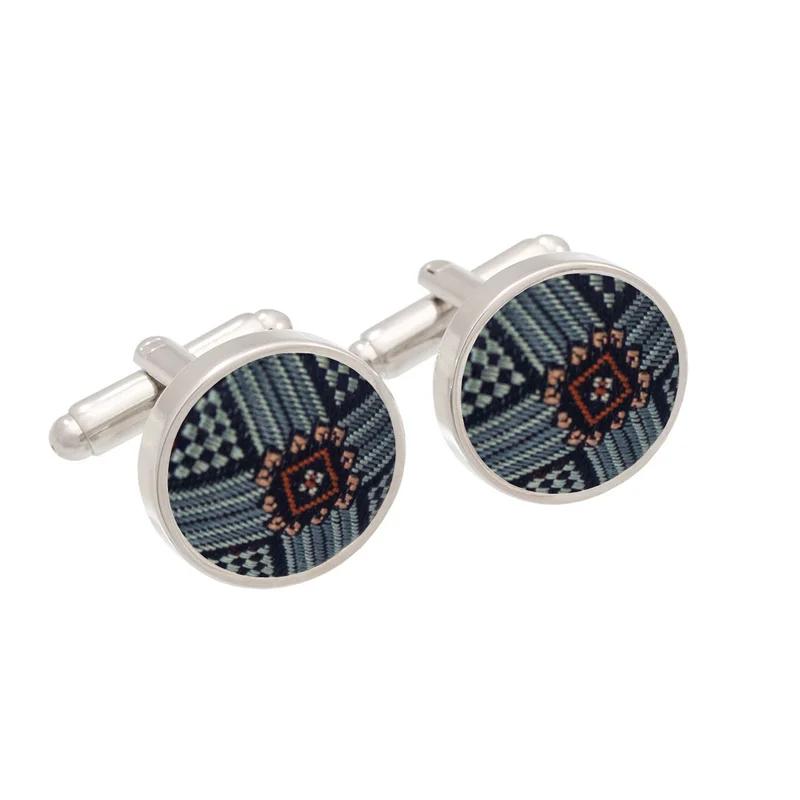 Cufflinks Thematic  Other Blue  Silk 100%  