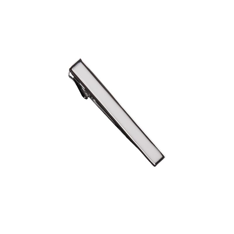 Tie pin CROATA Classic  Classic Silver  Base metal coated with non-noble metal  