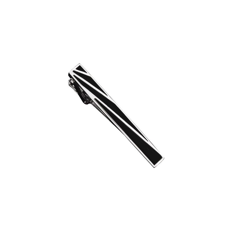 Tie pin CROATA Classic   Silver  Base metal coated with non-noble metal  