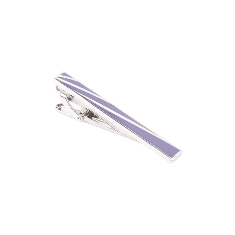 Tie pin CROATA Classic   Silver  Base metal coated with non-noble metal  