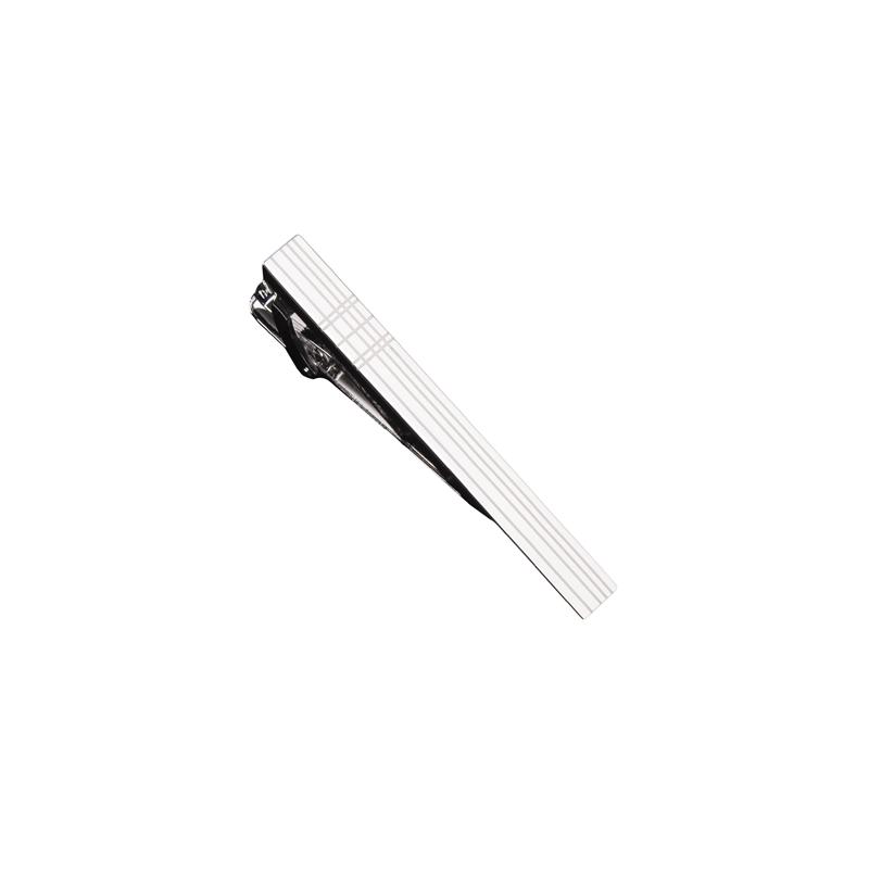 Tie pin CROATA Classic   Silver  Base metal coated with non-noble metal  