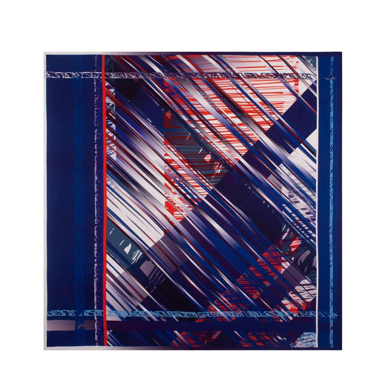 Small scarf CROATA Classic Scarf, classic Other Blue  Silk 100%  