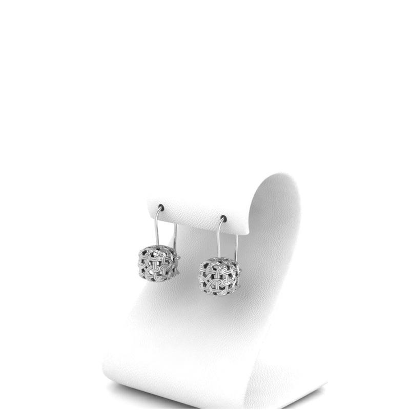 Earrings CROATA Thematic Pleterun Braiding Silver  Silver 925  