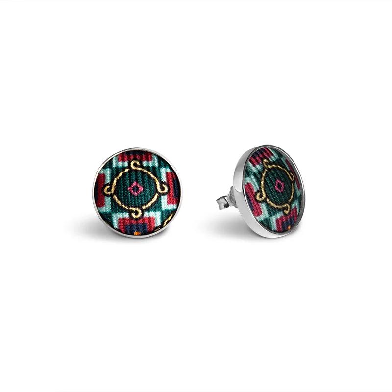 Earrings CROATA Thematic  Thematic Green  Silver 925  