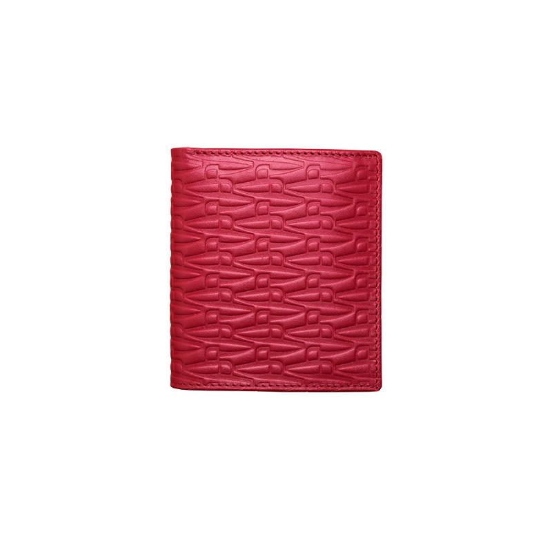 Wallet CROATA Thematic Thematic Glagolitic alphabet Red  Leather 100%  