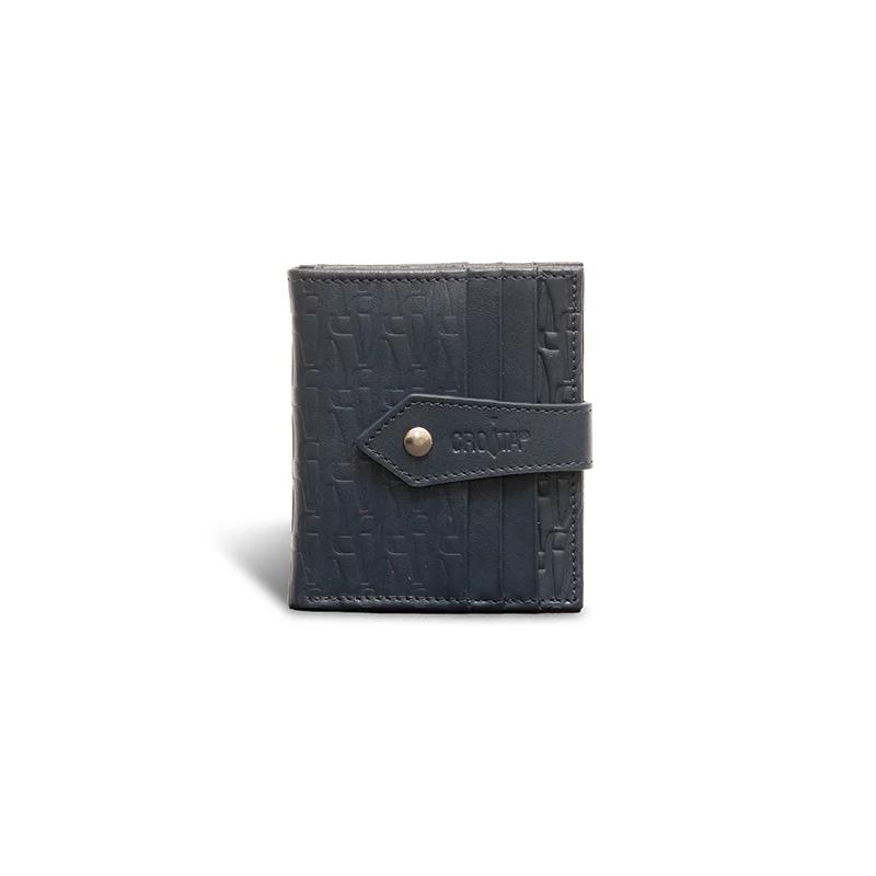 Wallet CROATA CROATA Thematic  Glagolitic alphabet Dark blue  Leather 100%  
