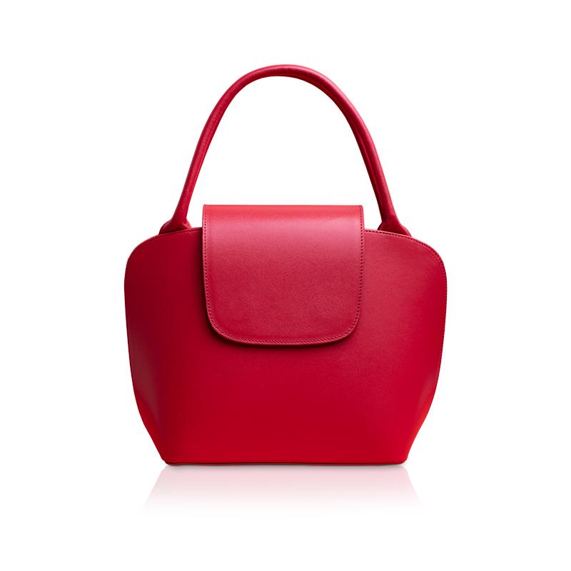 Bag Classic Thematic Solid Red  Leather 100%  