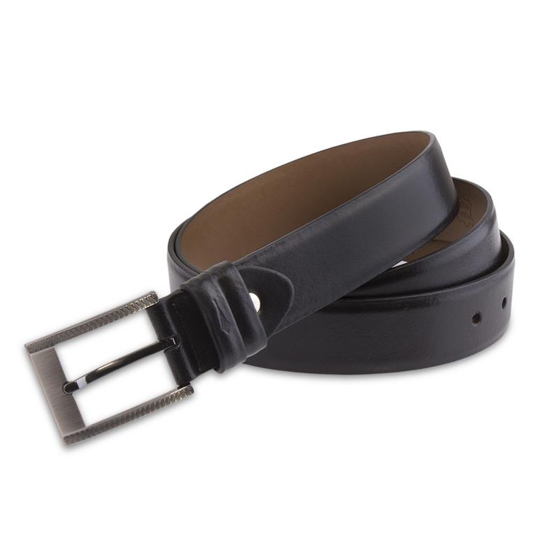 Belt CROATA CROATA Thematic Single tongue buckle Braiding Black  Leather 100%  