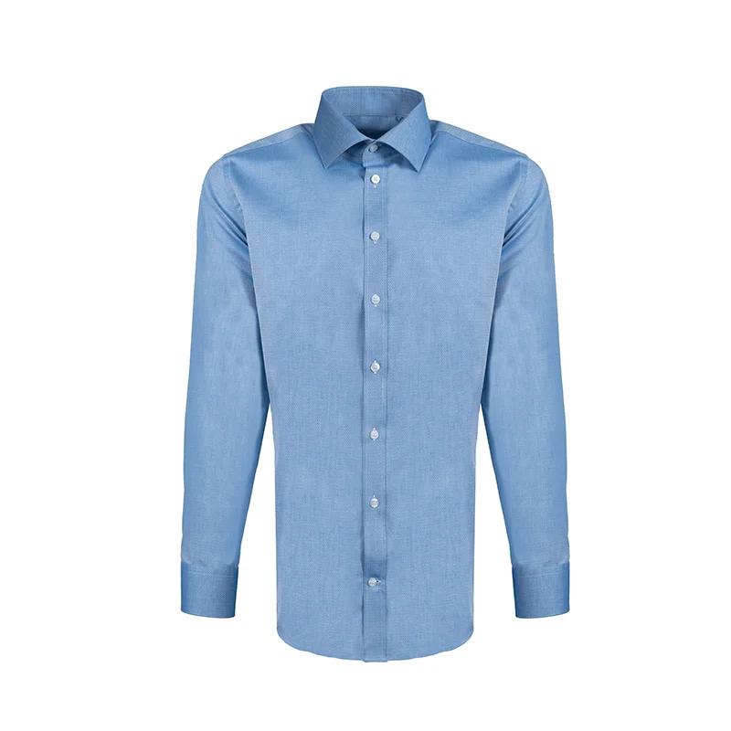 Dress shirt CROATA Trend Classic Slim Lines Dark blue  Cotton 100%  Long sleeve