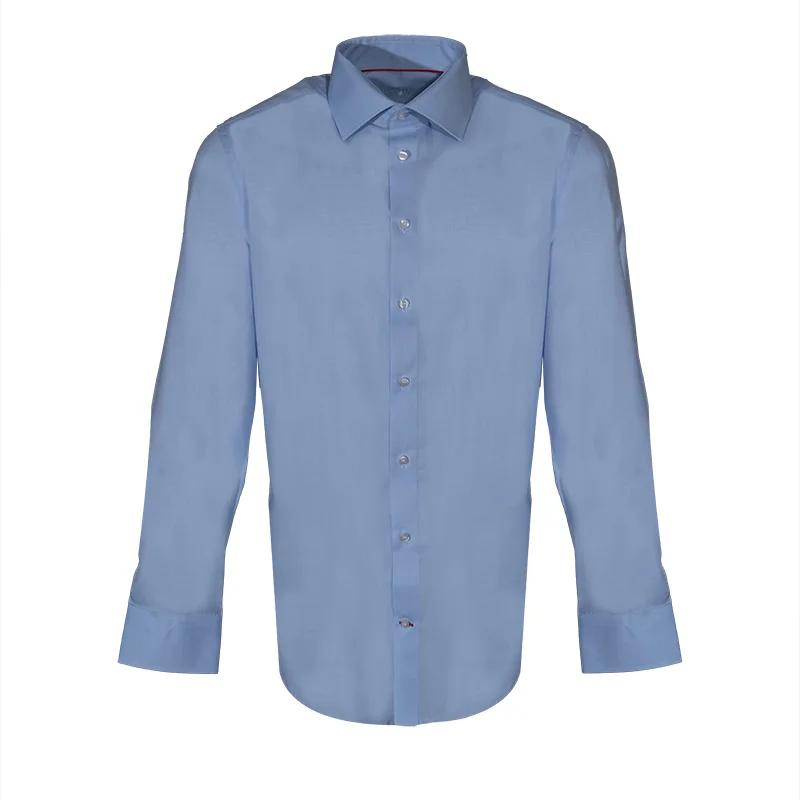 Dress shirt CROATA Brijuni Classic Slim Small shapes Light blue  Cotton 100%  Long sleeve