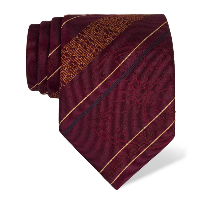 Cravat CROATA Thematic  Dubrovnik Red  Silk 100%  