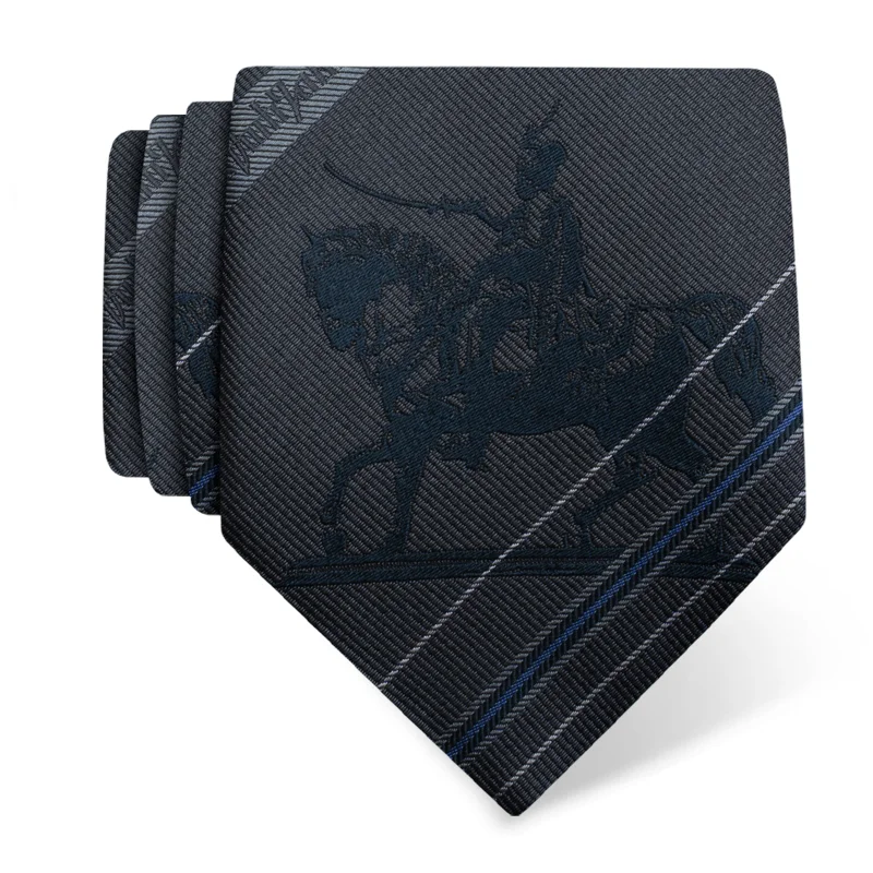 Cravat CROATA Thematic  Zagreb Grey  Silk 100%  