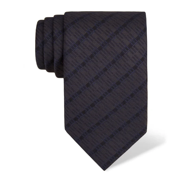 Cravat CROATA Thematic  Glagolitic alphabet Grey  Silk 100%  