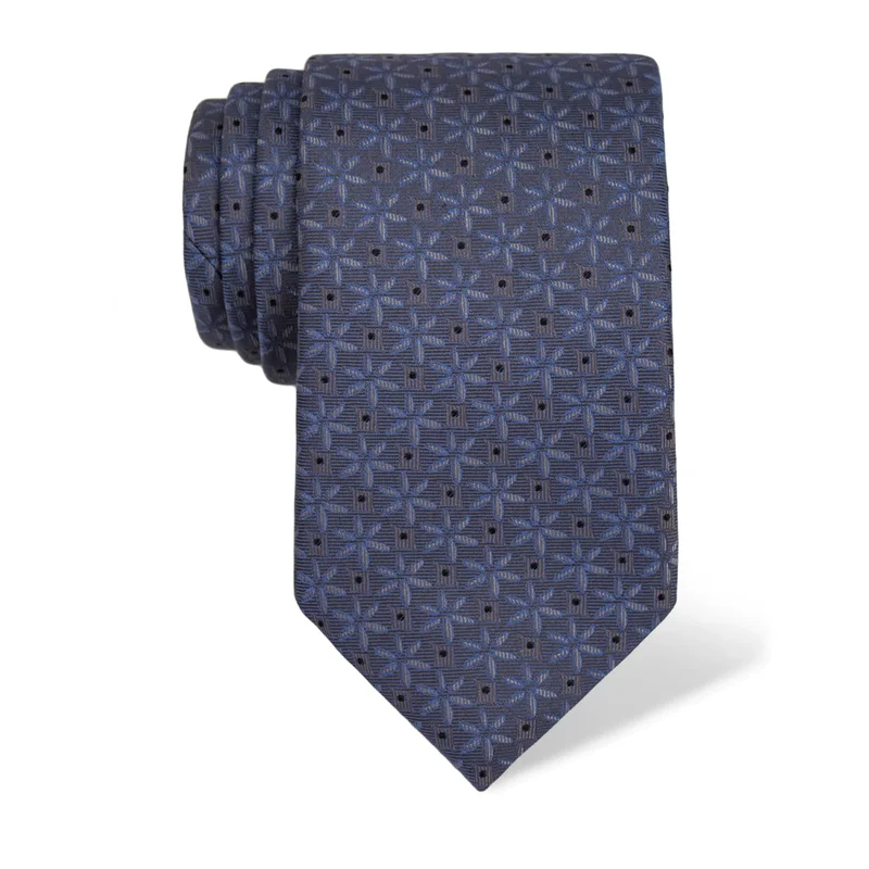 Cravat CROATA Thematic  Water fountain Light blue  Silk 100%  