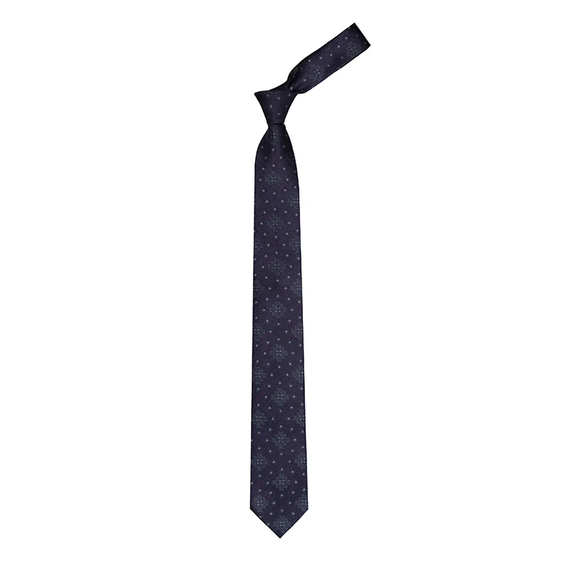 Cravat CROATA AuHRum Thematic  Braiding Purple  Silk 87%,Metalized silk thread(gold)13%  Short sleeve