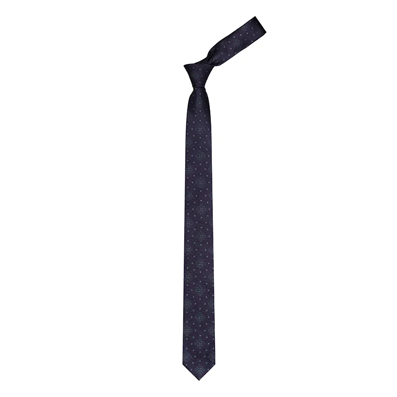 Cravat CROATA AuHRum Thematic  Braiding Purple  Silk 87%,Metalized silk thread(gold)13%  Short sleeve