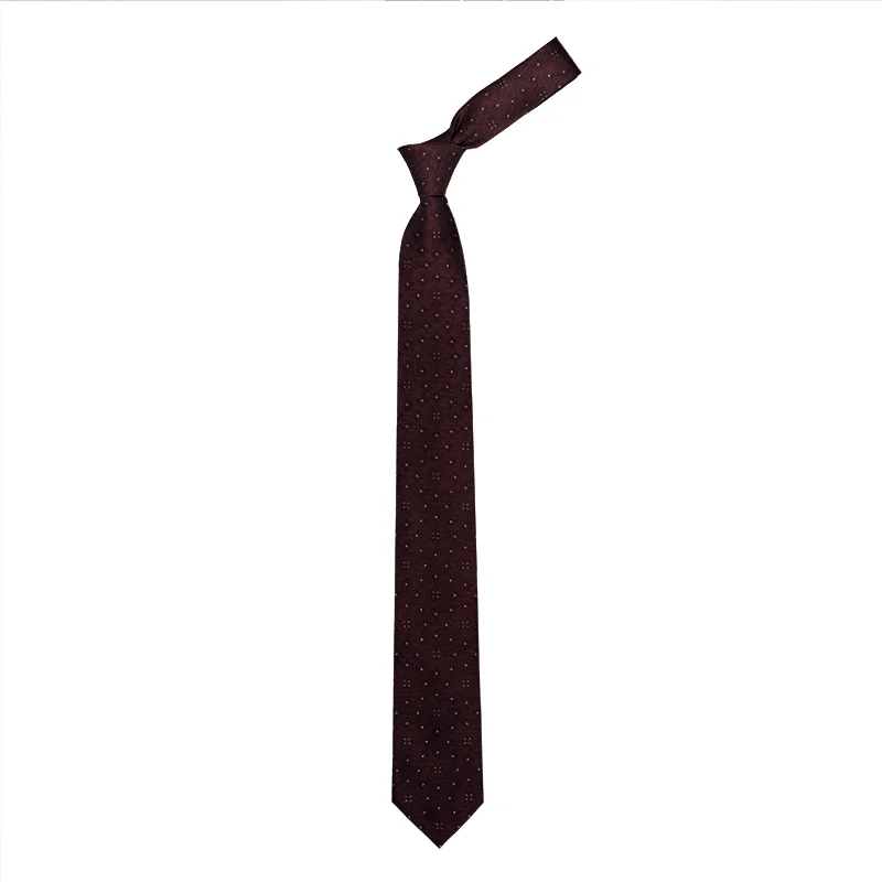 Cravat CROATA AuHRum Thematic  Braiding Wine red  Silk 87%,Metalized silk thread(gold)13%  
