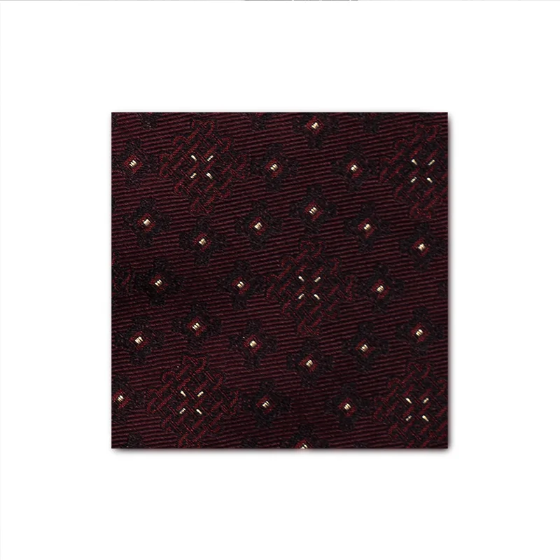 Cravat CROATA AuHRum Thematic  Braiding Wine red  Silk 87%,Metalized silk thread(gold)13%  